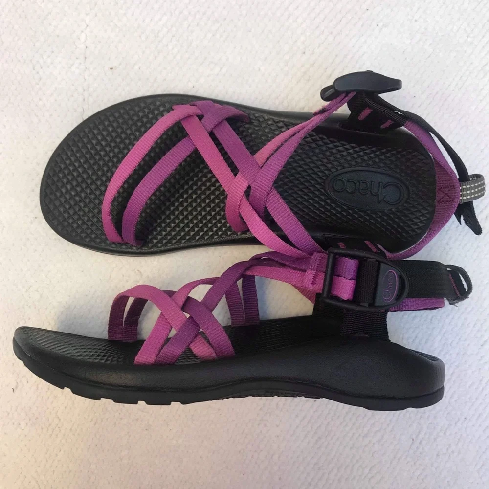 Chaco Kids Purple Strappy Sport Sandals